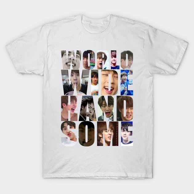 Worldwide Handsome T-Shirt by ZeroKara